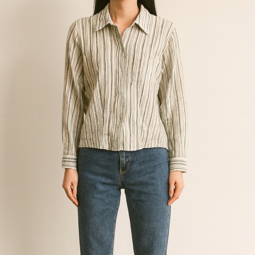 CottageCore Cotton Blouse